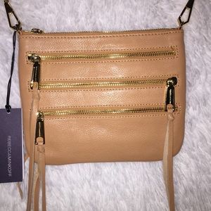 NEW Rebecca Minkoff 3 Zip Rocker Purse Bag…